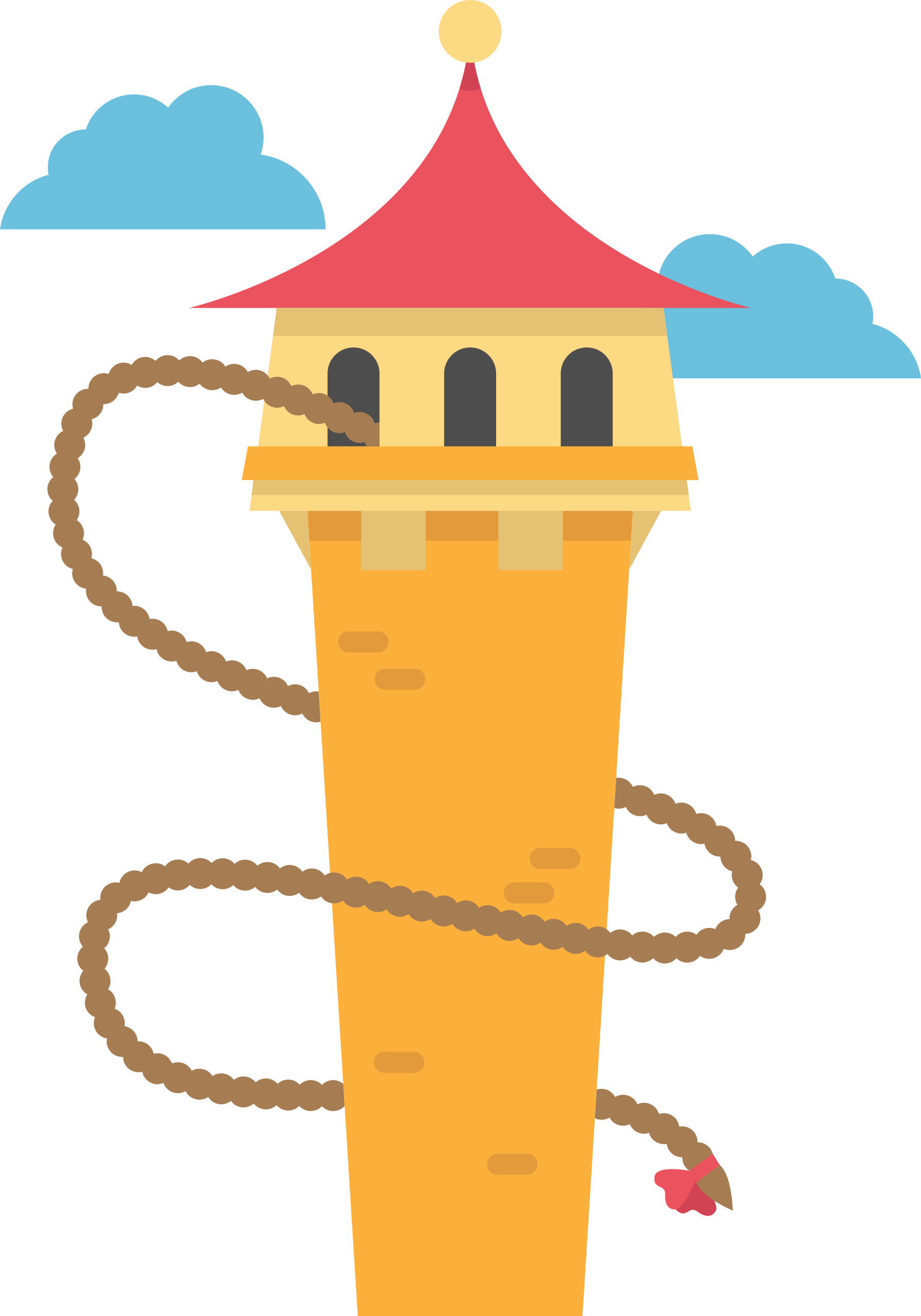 Rapunzel Tower Icon Svg Vector Free Vectors